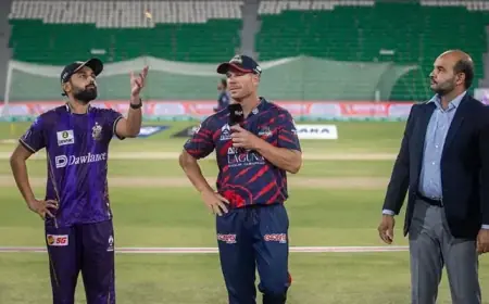 Quetta Gladiators Opt to Bowl First After Winning Toss Against Karachi Kings in PSL 11