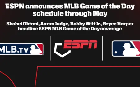 ESPN Unveils MLB Game of the Day Schedule for May