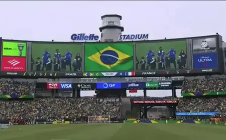 Fans Pack Gillette Stadium for World Cup Exhibition Match