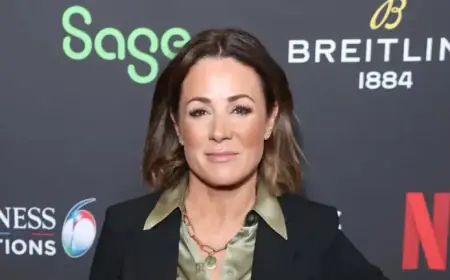 Inside F1 Host Natalie Pinkham’s Royal Ties and Caroline Flack Promise