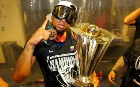 Braves’ Ronald Acuna Jr. Teases Ozzie Albies with Venezuela Jersey, WBC Medal