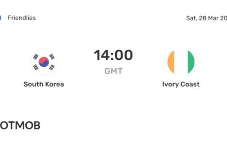 South Korea vs Ivory Coast: Live Score, Predicted Lineups & H2H Stats