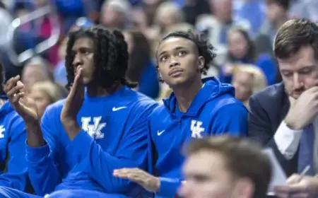 Jaland Lowe Departs UK Basketball Team After Injury-Plagued Season