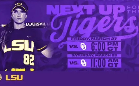 LSU Faces Off Against Oklahoma in Top 20 Showdown