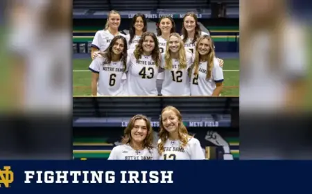 Irish to Host Cal on Senior Day Showdown