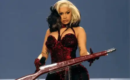 Cardi B Stuns in Crystallized Jozeph Diarbakerli Cutout Jumpsuit