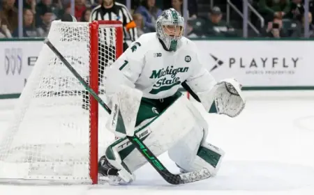 Live Updates: Michigan State Hockey Battles Wisconsin in NCAA Tournament