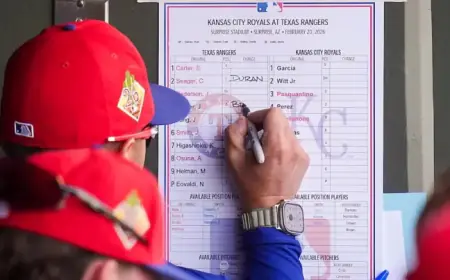 Texas Rangers Reveal Opening Day Lineup Featuring Andrew McCutchen