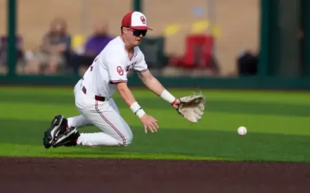 OU Baseball Falls to Texas in Extra Innings, Loses SEC Series
