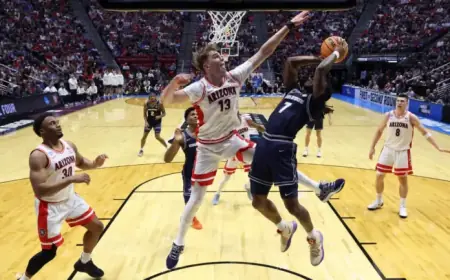 Arizona’s Motiejus Krivas Transforms into Unique Two-Way Talent