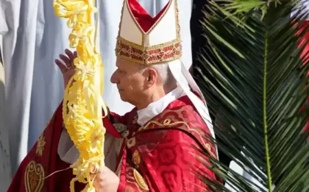 Pope Leo XIV Honors Pope Francis with Palm Sunday Opening Holy Week