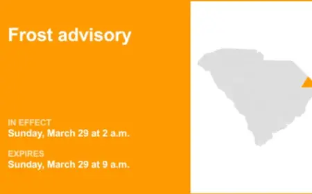 Myrtle Beach Frost Advisory in Effect Through Sunday Morning