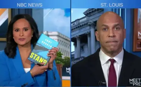 Cory Booker Urges New Leadership, Criticizes Democrats for Failing