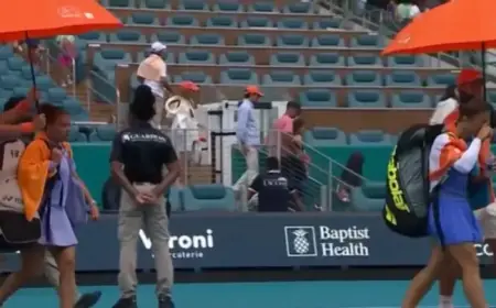 Miami Open Final Rescheduled Mid-Match Amid Last-Day Schedule Chaos