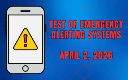 Statewide Emergency Alert System Test Scheduled for Thursday, April 2