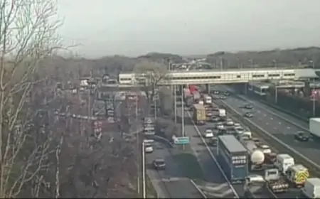 Man Discovered Dead in Car 28 Hours After M61 Embankment Crash