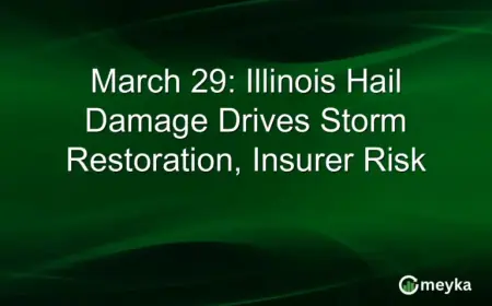 Illinois Hailstorm on March 29 Spurs Restoration Efforts and Insurer Concerns