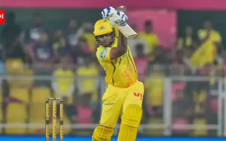 IPL 2026: CSK Stumbles Early as Samson, Gaikwad Fall Cheaply in Powerplay