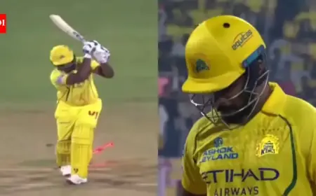 IPL 2026: Sanju Samson Struggles in CSK Debut vs Rajasthan Royals