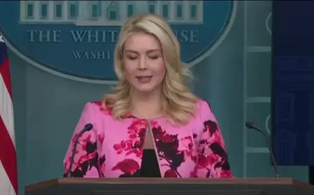 US Progresses Toward Achieving Goals in Iran Conflict, Says Leavitt