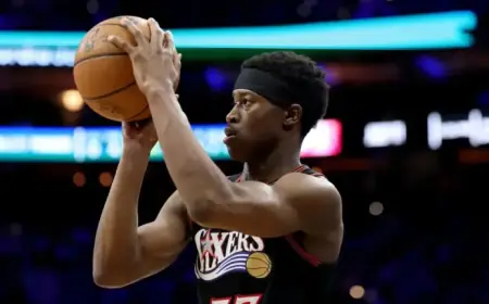 Sixers Rookie VJ Edgecombe Discusses Miami Game’s Importance