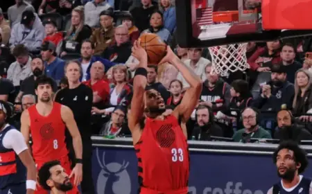 Blazers Triumph in Commanding Victory Over Wizards