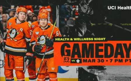 Ducks Host Maple Leafs at Honda Center: Game Preview