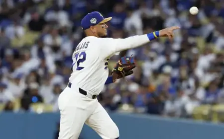 Miguel Rojas Celebrates Last Opening Day as ‘Uncle Miggy’ in Dodgers’ Victory