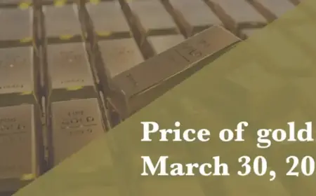 Gold Prices Update: March 30, 2026