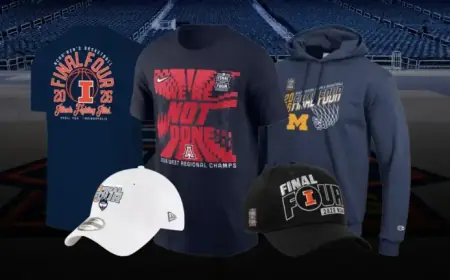Buy 2026 Men’s Final Four Gear: Arizona, Michigan, Illinois, UConn