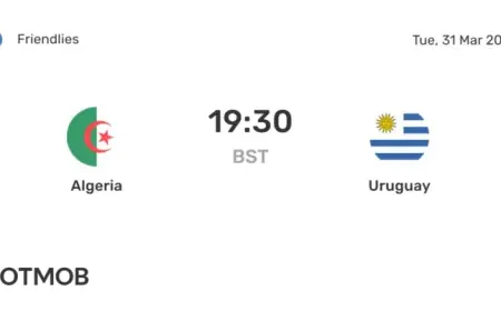 Algeria vs Uruguay: Live Score, Predicted Lineups, and H2H Stats
