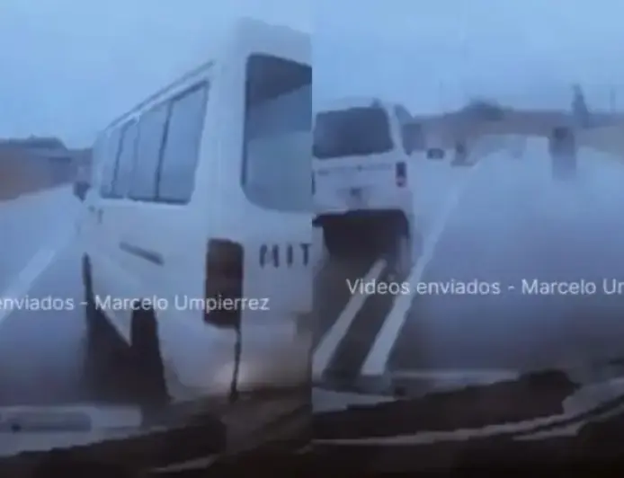 Truck Hits Car and Continues on Interbalnearia Highway