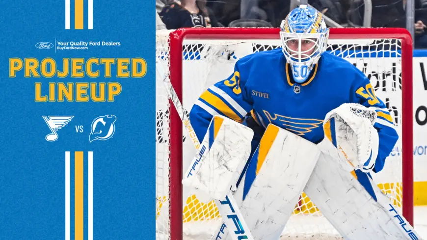 Devils Vs Blues: Lineup Shockwaves for St. Louis as Binnington Returns and Parayko Sits Out