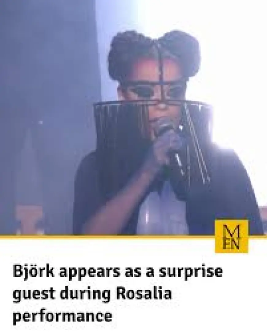 Rosalia Stuns at BRIT Awards in Feathery Backless Look