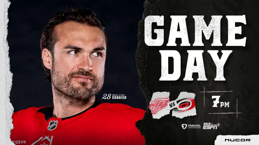 Preview: Red Wings Vs Hurricanes at Lenovo Center on Feb. 28