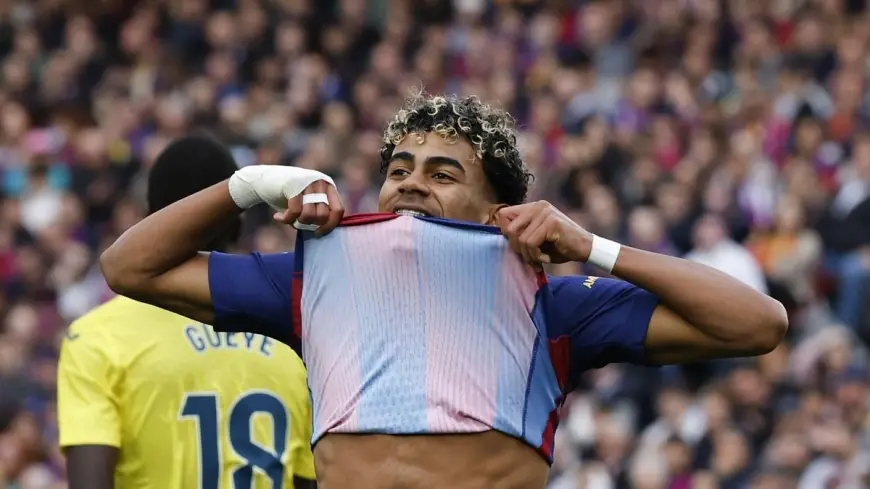 Barcelona Vs Villarreal — barcelona vs villarreal: Barcelona 4-1, Lamine's hat-trick