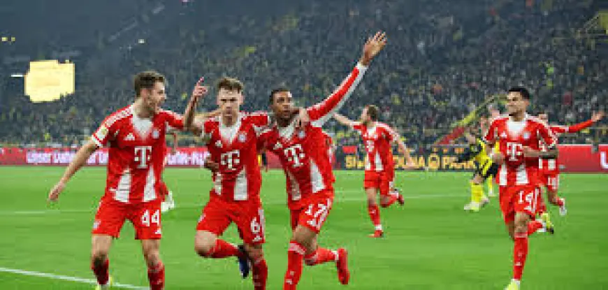 Dortmund Vs Bayern: Kane Double and Kimmich Strike Secure 3-2 Win in Five-Goal Klassiker