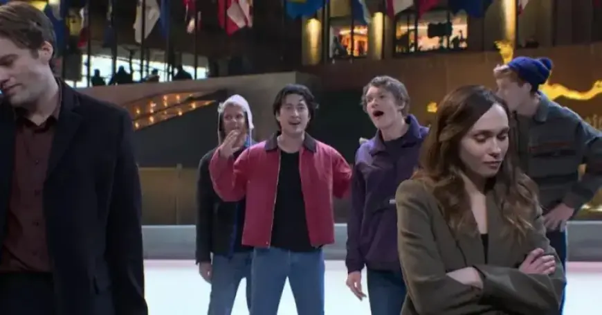 Connor Storrie and Hudson Williams Reunite on ‘SNL’ for Ice Skating Sketch