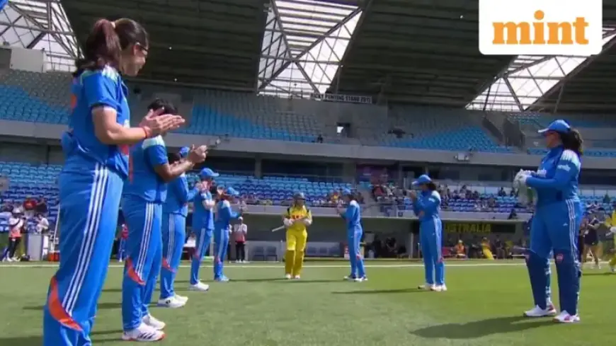 Indian Players Honor Alyssa Healy in Her Final ODI Match