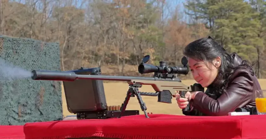 North Korean Leader Unveils Advanced Sniper Rifles to Party Officials