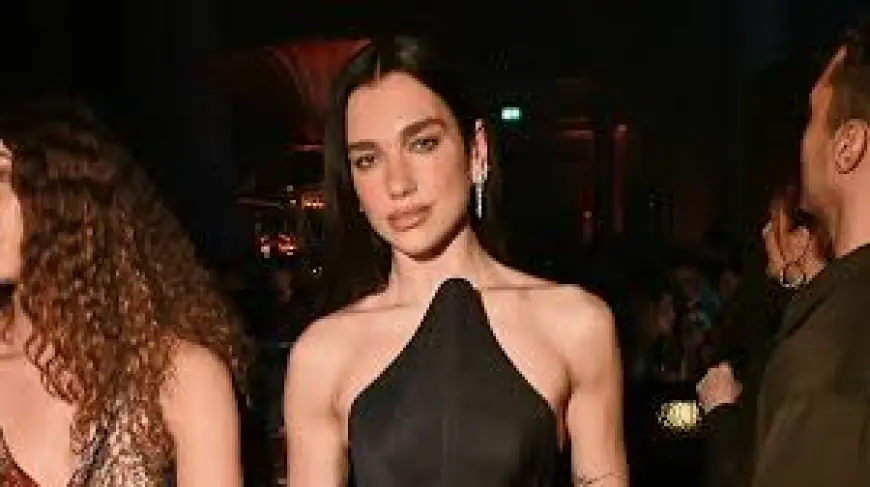 Dua Lipa stuns in black corset at Warner Music BRITs afterparty after surprise Co-op Live cameo