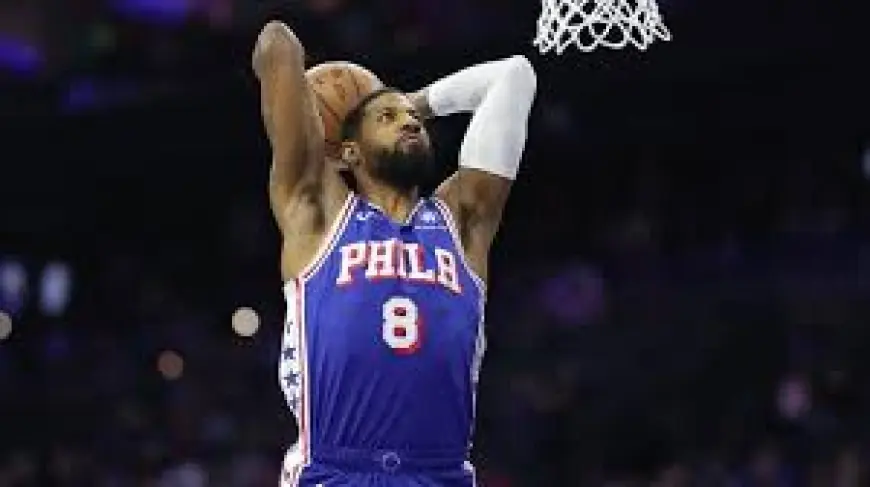 Paul George remains involved with Sixers while serving suspension