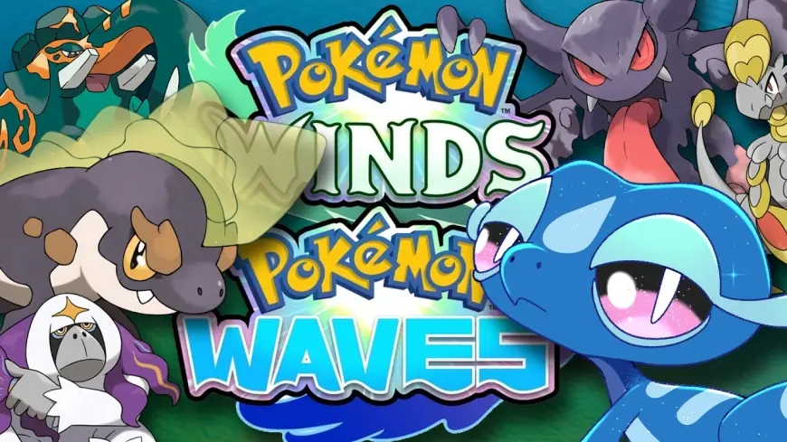 Pokémon Winds and Pokémon Waves revealed for Nintendo Switch 2, introducing Gen 10 starters Browt, Pombon, and Gecqua