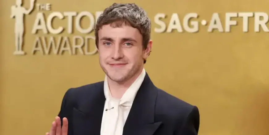Paul Mescal Delivers a Fashion History Masterclass at 2026 Actor Awards