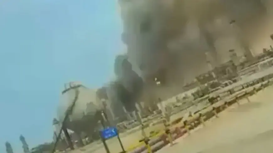 Missile Debris Ignites Fire at Saudi Aramco Oil Refinery