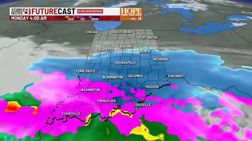 Wthr: Colder Start to March Brings Monday Morning Snow, Then a Wet Week Ahead