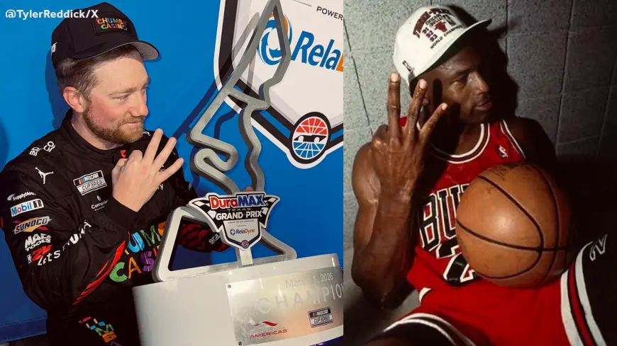 Tyler Reddick’s 3-peat Draws Michael Jordan’s On-Camera Celebration