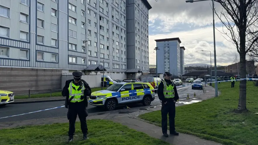 Two people hurt as armed police called to reports of man with knife in Edinburgh; edinburgh Calder standoff