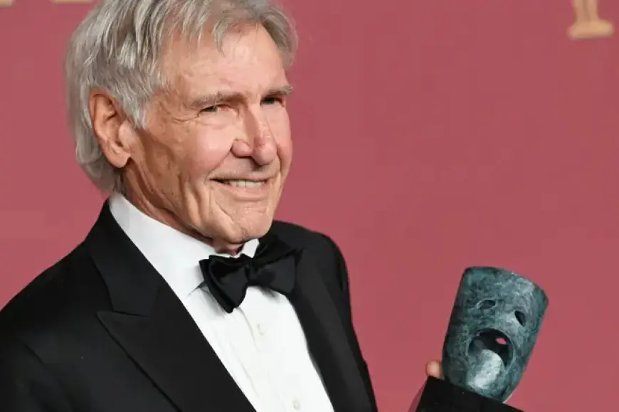 Harrison Ford, 83, Thanks Wife Calista Flockhart in Emotional Actor Awards Moment as 1923 Legacy Grows