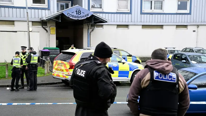 Two injured and suspect holed up in tower block as armed police respond in Edinburgh